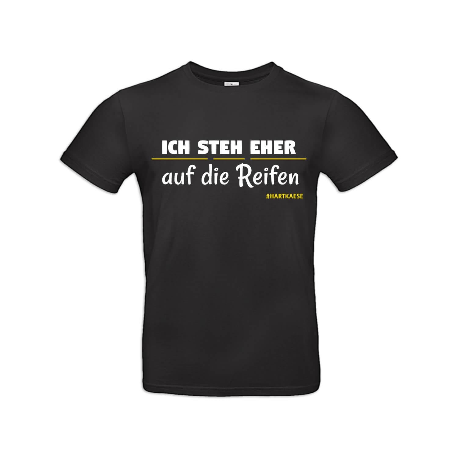 T-Shirt "Ich steh eher auf die Reifen"