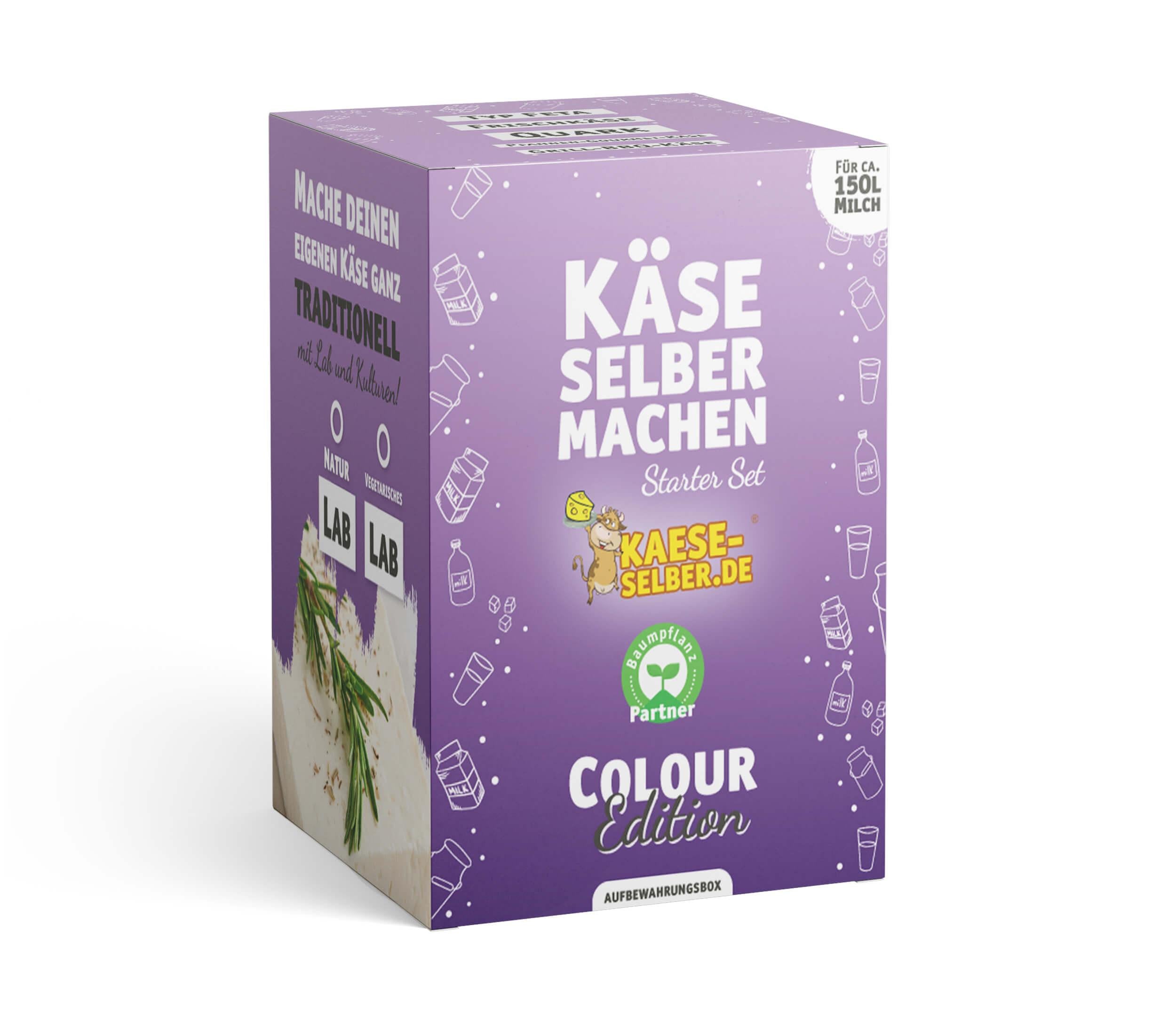 Käse selber machen Starter Set -Colour Edition- LILA