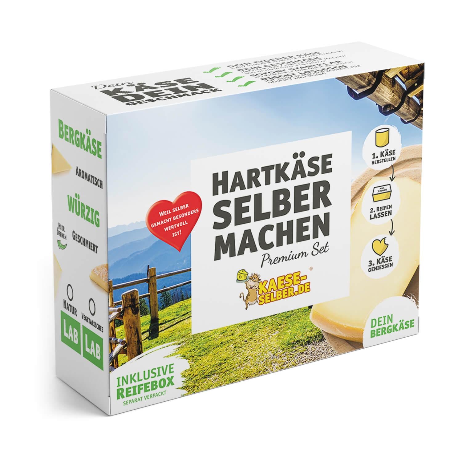 Hartkäse (Bergkäse) selber machen Set