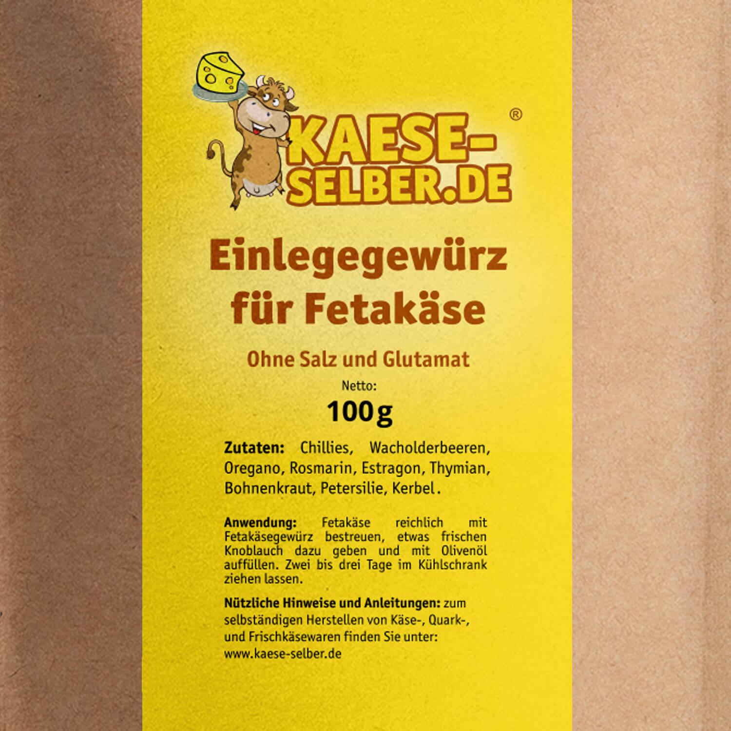 Einlegegewürz für Fetakäse 100 g