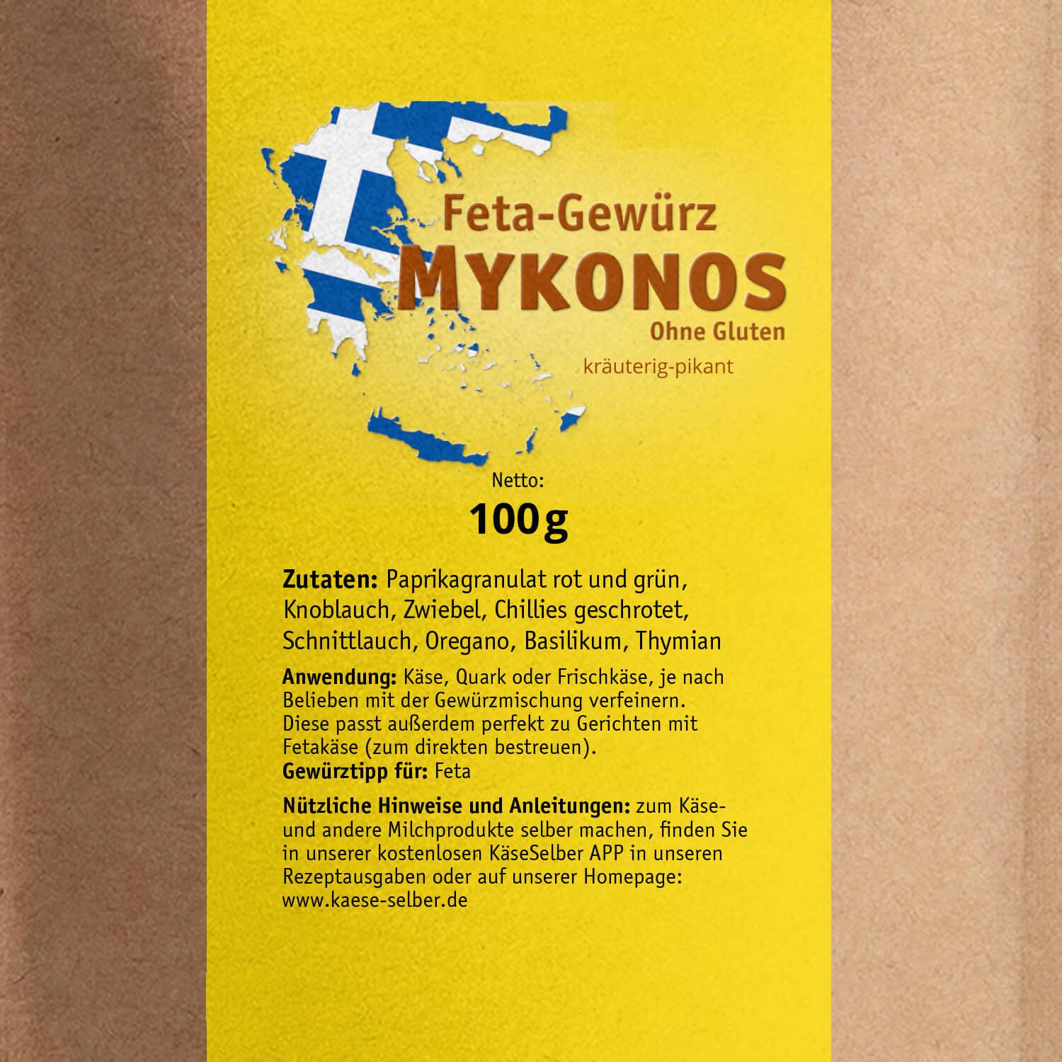 Feta-Gewürz Mykonos 100 g