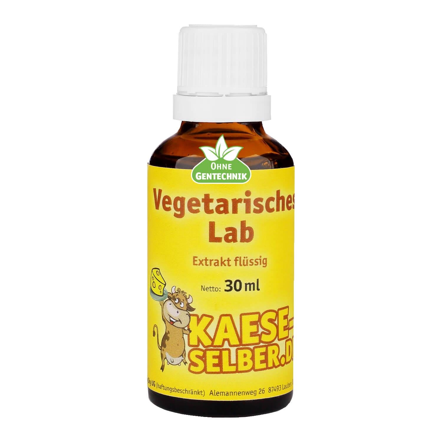 Vegetarisches Lab - Labextrakt flüssig 30 ml