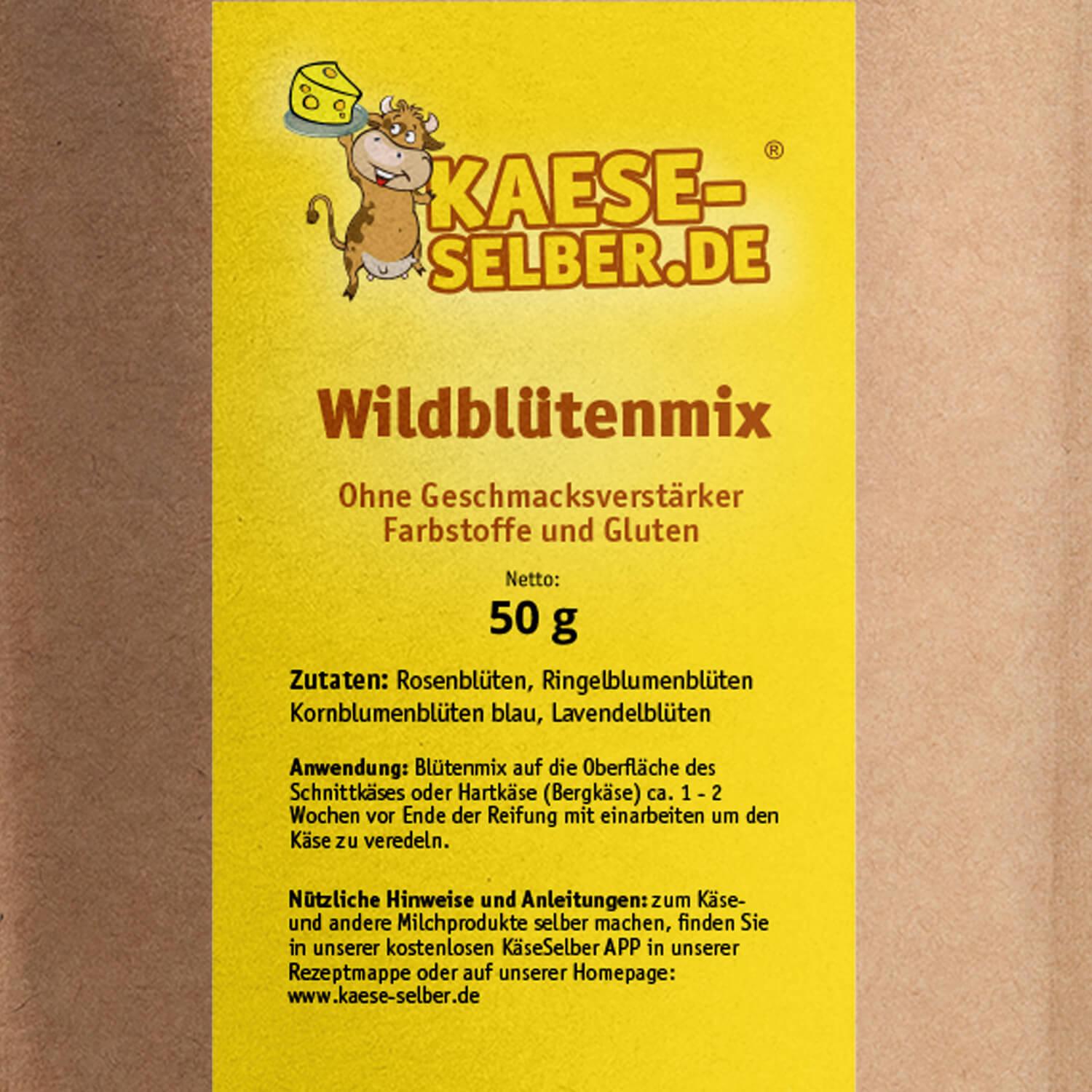 Wildblütenmix 50 g (Essbar)